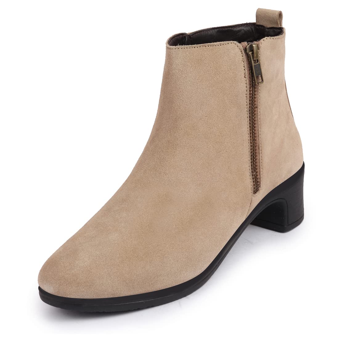 Women Flared Heel Boots