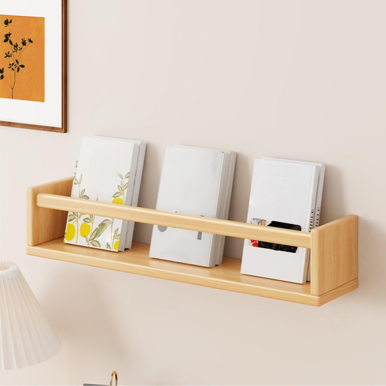 Revistero de pared para solucionar la falta de espacio con almacenamiento seguro