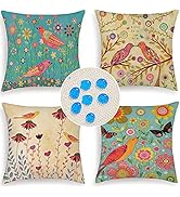 Cirzone Herbst Kissenbezüge 4er Set - Kürbis Design 45x45 Cm