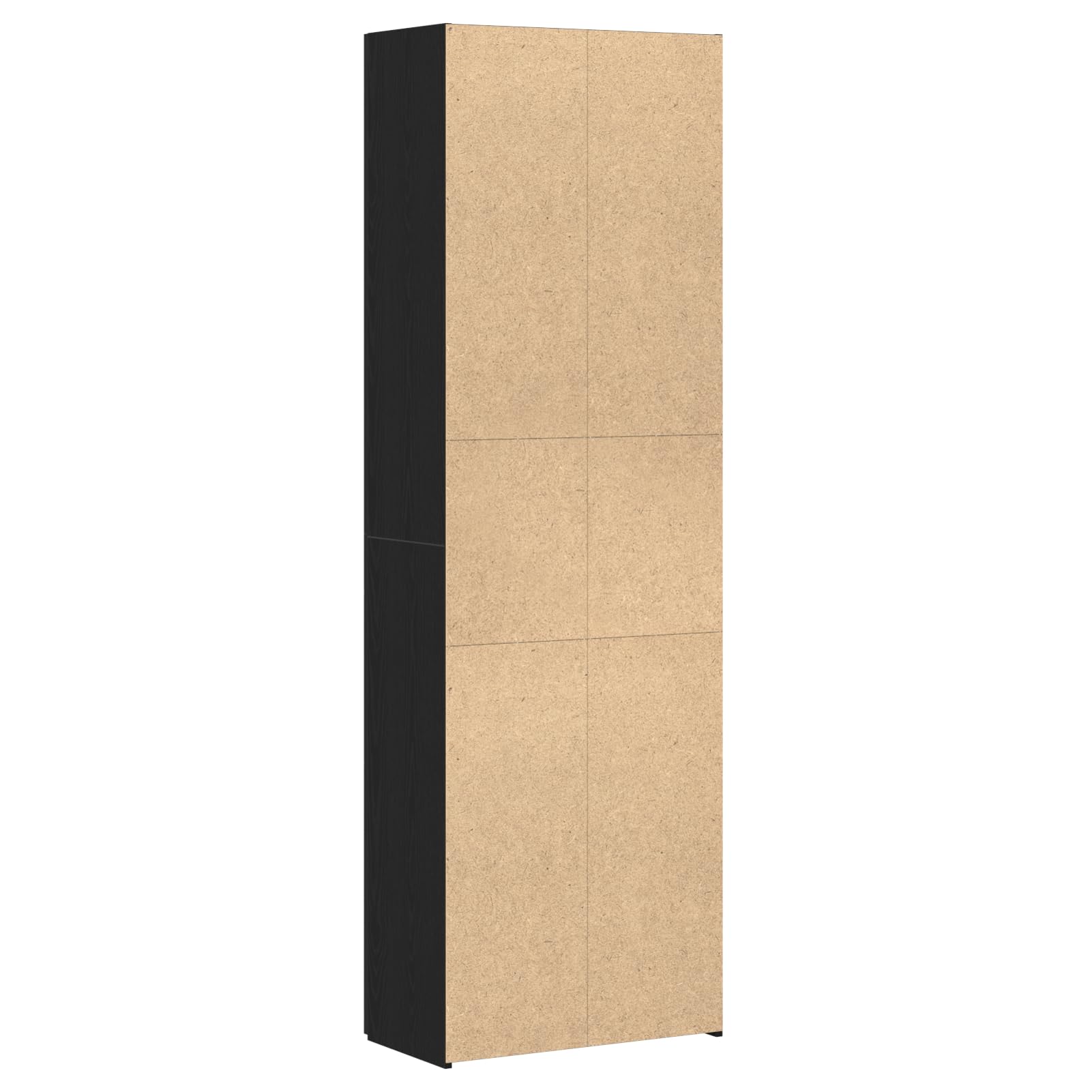 Rantry Moderne Büroschrank Schwarz Eichen-Optik Holzwerkstoff 60 x 32 x 190 cm - für effizientes Büro-Organisation Model3329298