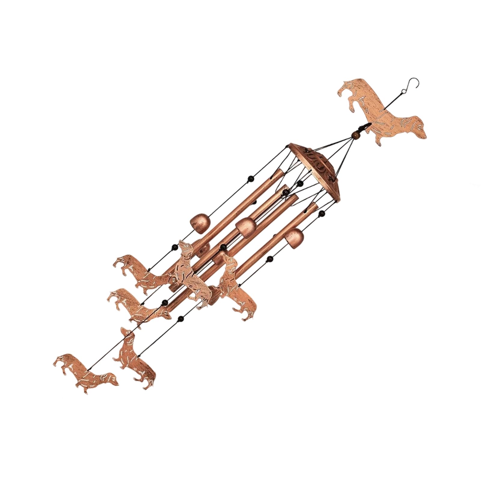 34 Inch Permanent Iron Wind Toll Producing Pleasant Music for Outdoor Use Enhancing Rest and Focus Stretching Wind Toll