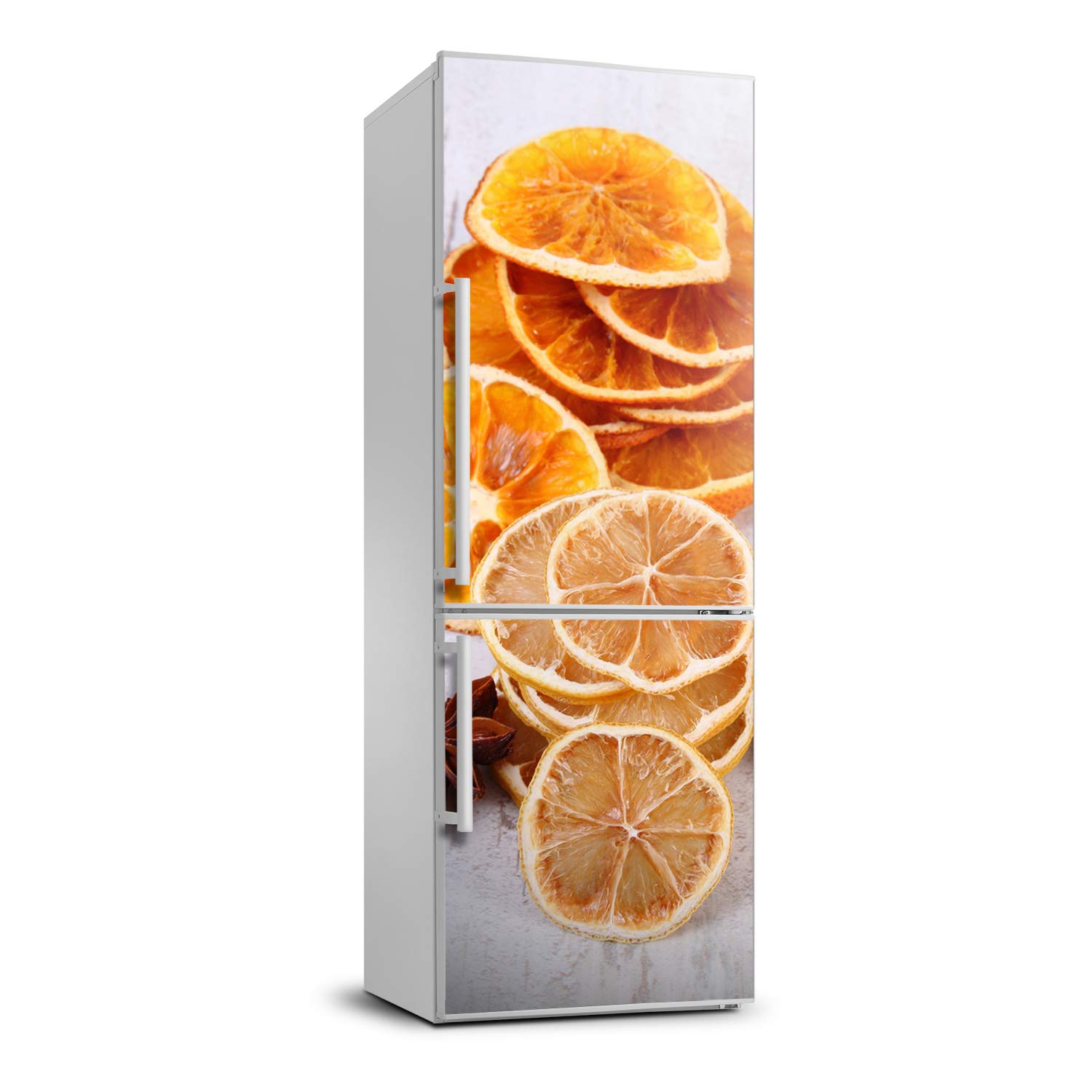 Tulup Autocollant Frigo Réfrigérateur 60x180cm Sur Un Mur Décoratif Auto-adhésif - L'odeur de Noël