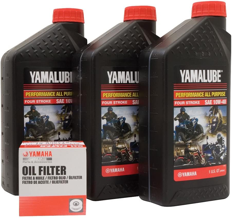 Yamalube Oil Change Kit 10W-40