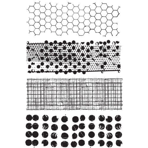 Stampers Anonymous Tim Holtz Cling Stamps 7X8.5 Mixed Media