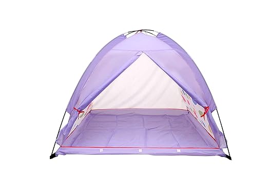 Toyshine Foldable Camping Kids Childrens Indoor Outdoor Play Tent House Toy, Purple - C