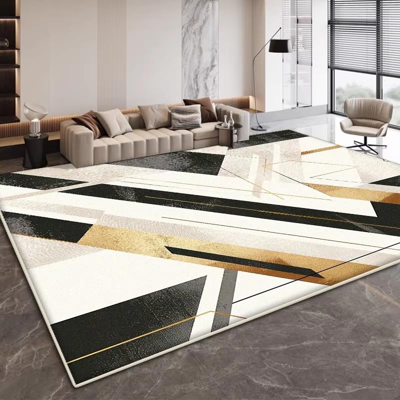 Tapis de salon antidérapant et lavable pour sécuriser votre pièce