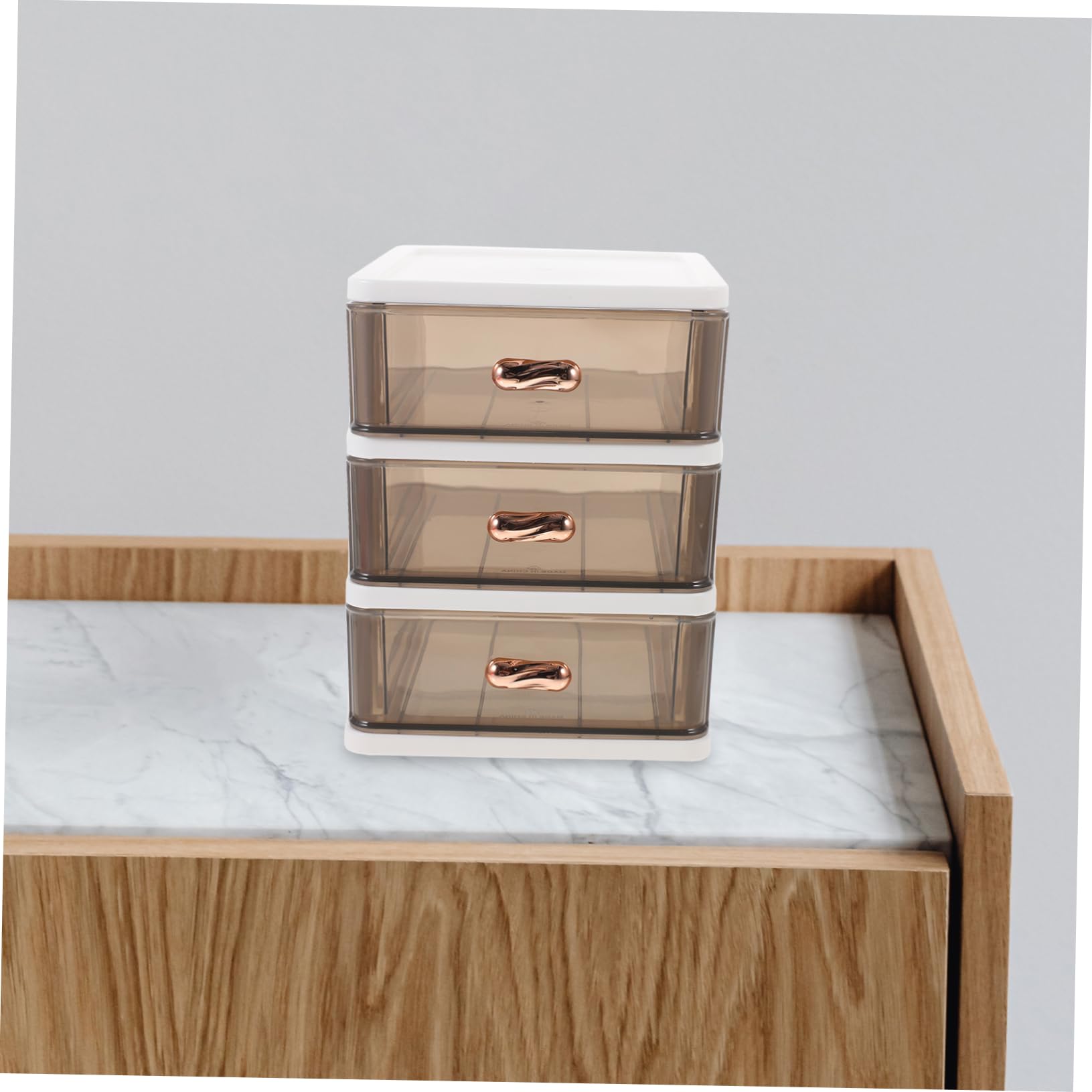 SHINEOFI 3pezzi Organizer Per Contenitore Multiuso Per Scrivania Con Scomparti Per Ufficio Cucina e Camera Da Letto Organizer Resistente e Pratico Per Documenti e Cosmetici