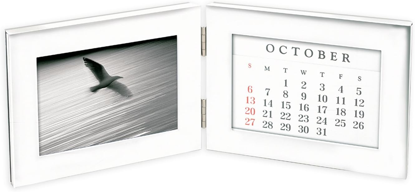 Fold-Up 4" x 6" Photo Frame and Perpetual Calendar