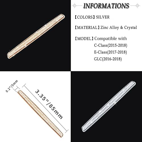 Miniatura 3 de 1797- Decoración para interiores de Mercedes Benz, de cristal transparente clase C