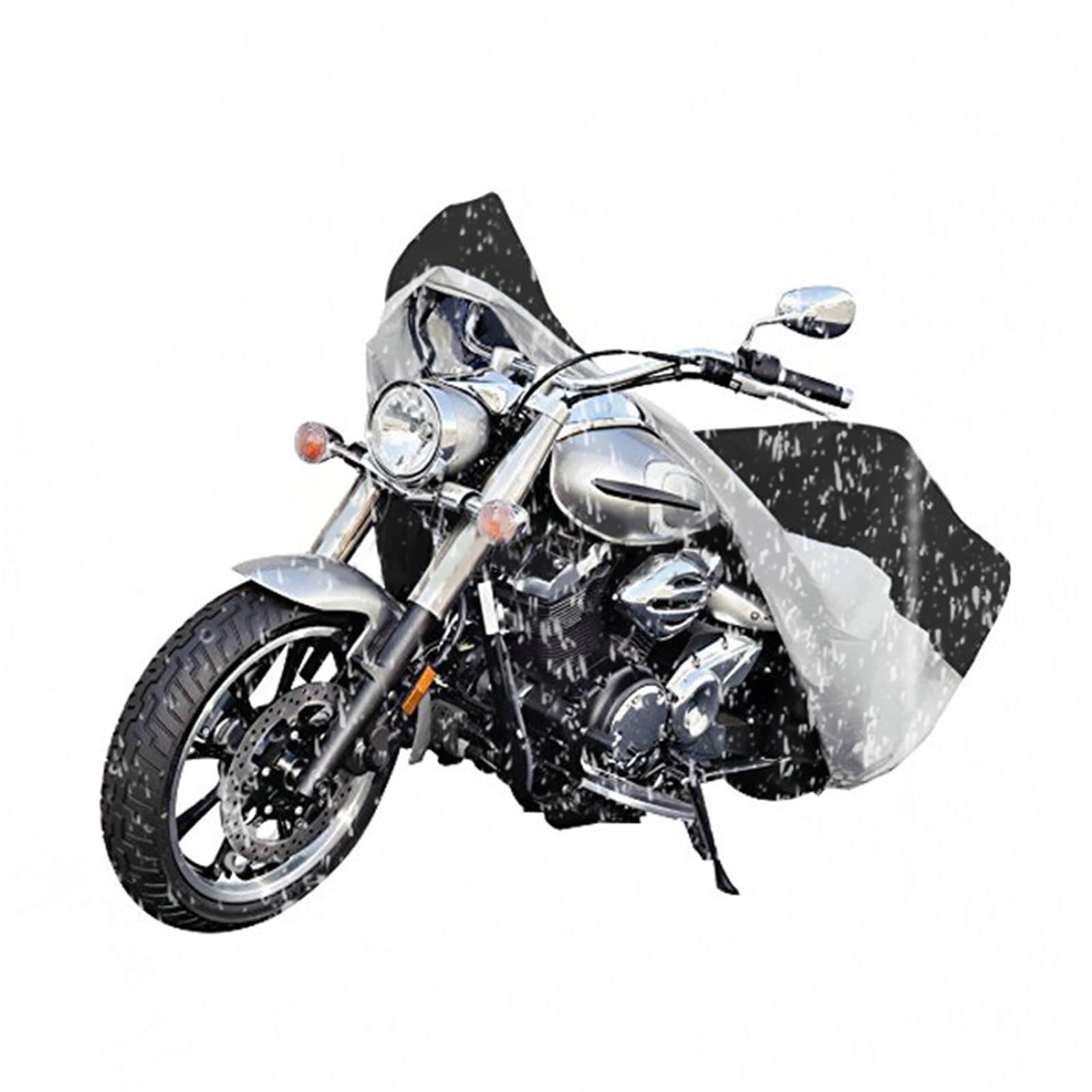 Housse de moto imperméable XXL pour Kawasaki Vulcan VN 800 à 2000 - 4