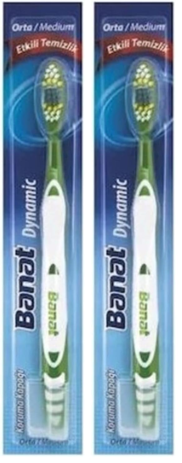 Banat Dynamic Orta Diş Fırçası (2 paketi)