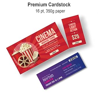 Amazon.com : Custom Tickets for Events, Personalized Raffle