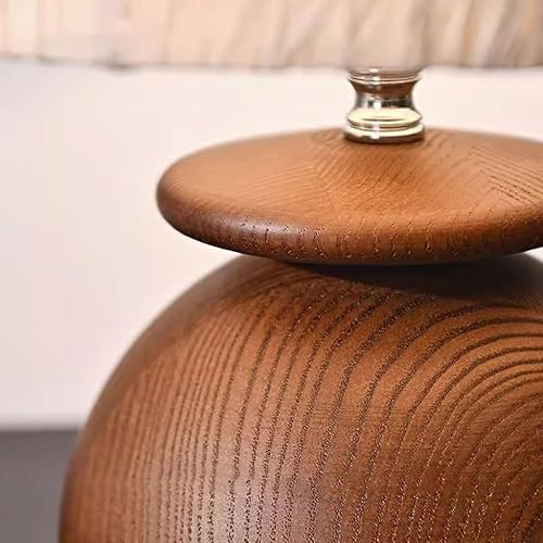 Miniatura 4 de BGGJJ Lamp for Desk Retro Style Mushroom Table Lamp Bedroom Atmosphere Light Solid Wood Bedside Lamp Desk Lamps for Home Office