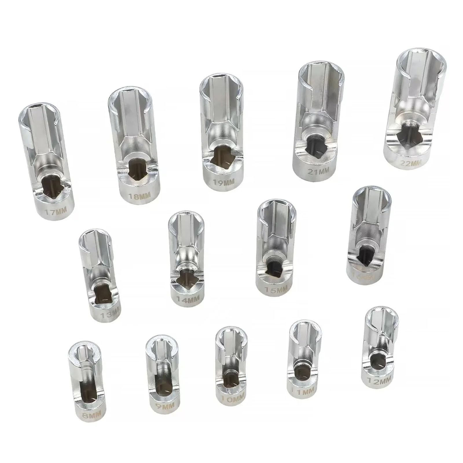 Juego de vasos de extracción para aficionados bricolaje de 8 mm mm para sensores de oxígeno de larga duración y trabajos de línea de combustible en mantenimiento de vehículos de