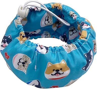 Amazon 犬 クールネック 国産保冷剤付き 暑さ対策 熱中症対策 ネッククーラー ペット 首 ひんやり 冷やす ネック クール 冷却 犬猫兼用 クールウェア ブルー 柴犬 L Cheepet ベーシック首輪 通販