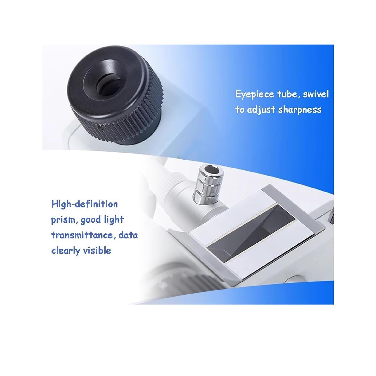 Rifrattometro da tavolo Digital Precision ±0.0002nD Brix ±0.01% Indice di rifrazione 1.3000-1.7000nD Intervallo di temperatura 0-50°C per laboratorio e uso domestico