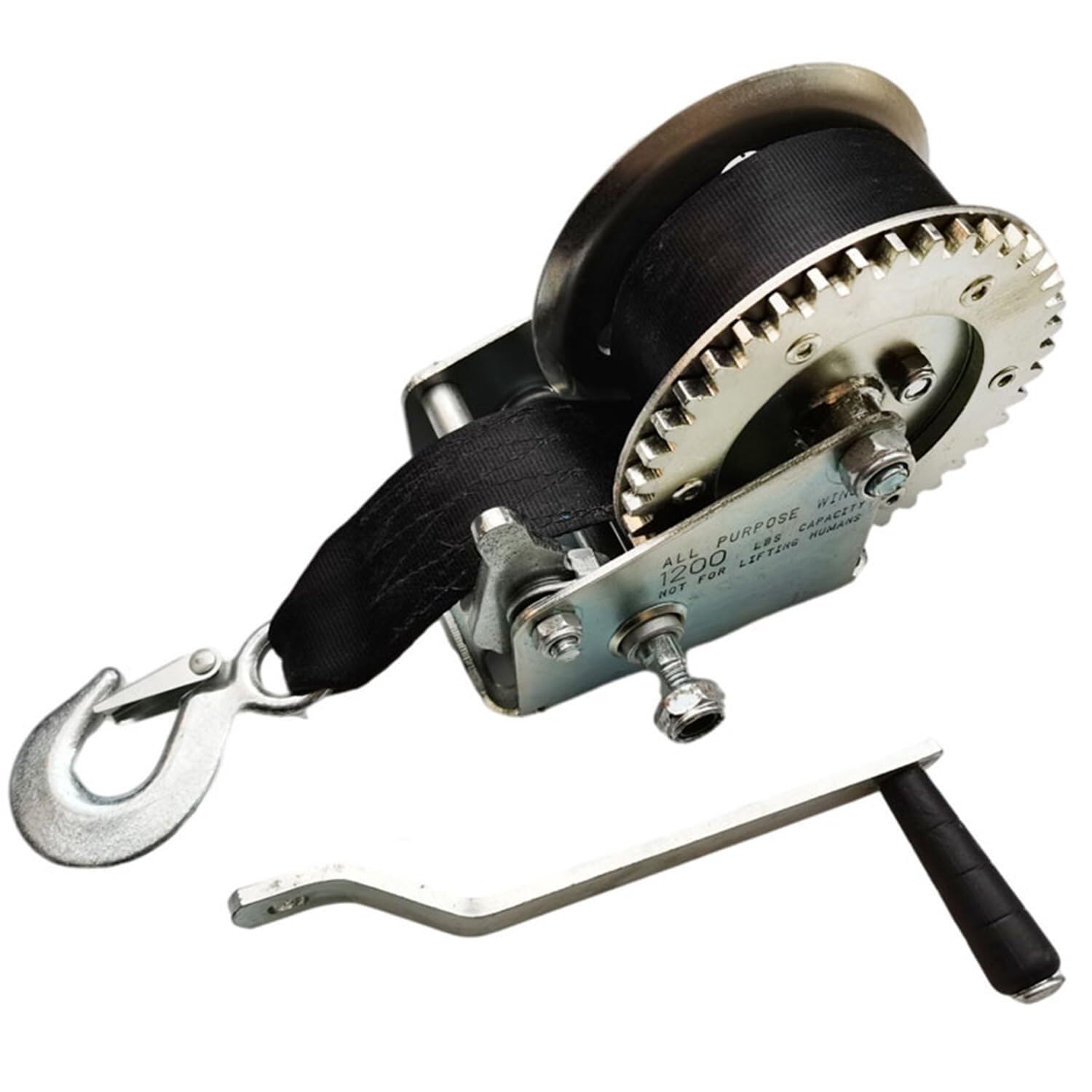 Argano Manuale 1200lb Verricello Manuale LXYYSG - Argano A Cricchetto Con Cavo Acciaio Fino A 2600 Libbre Argano Manuale Multifunzione - Foto 3