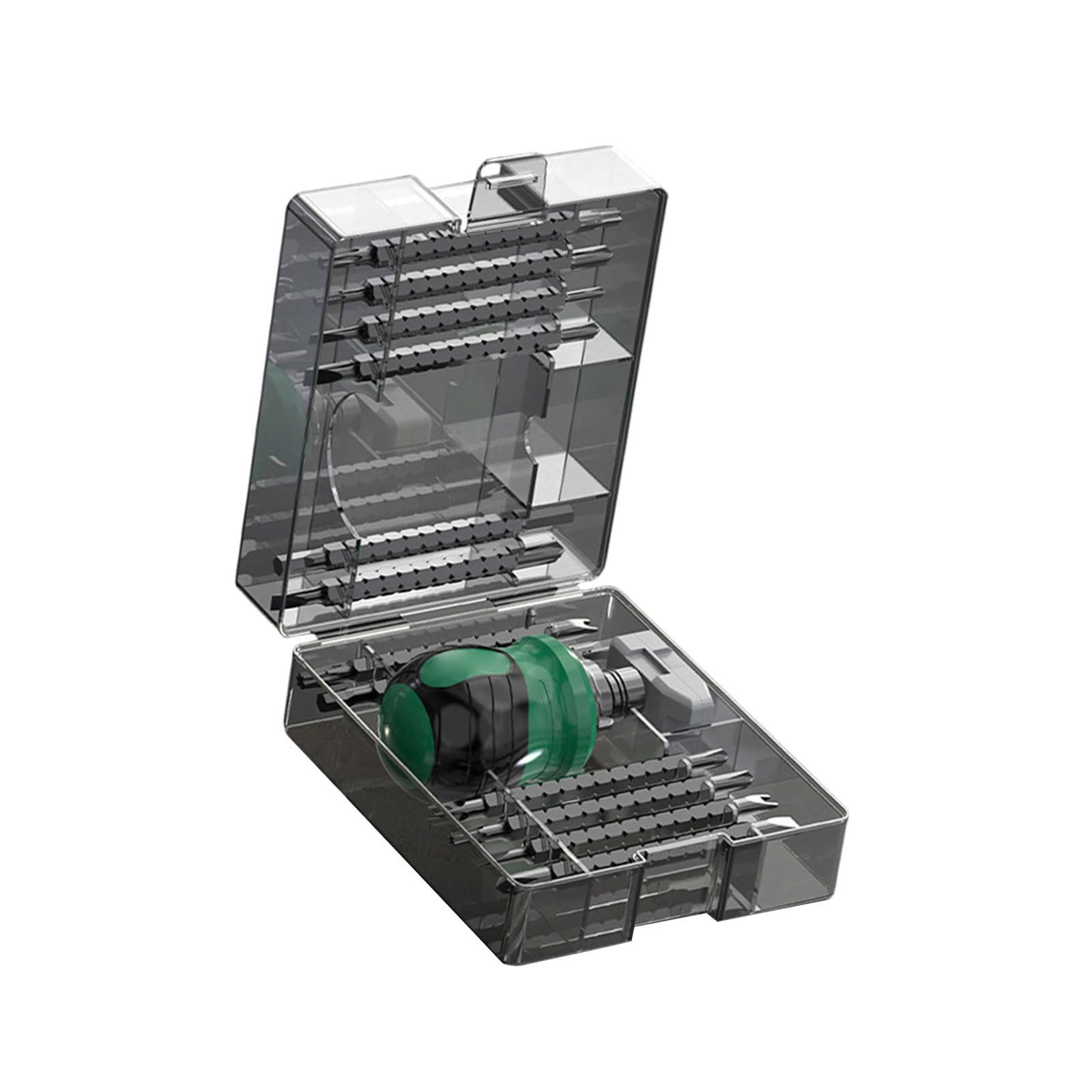Length Ratcheting Screwdriver Set Includes Bit for Projects Professional Applications Steel Screwdriver Set