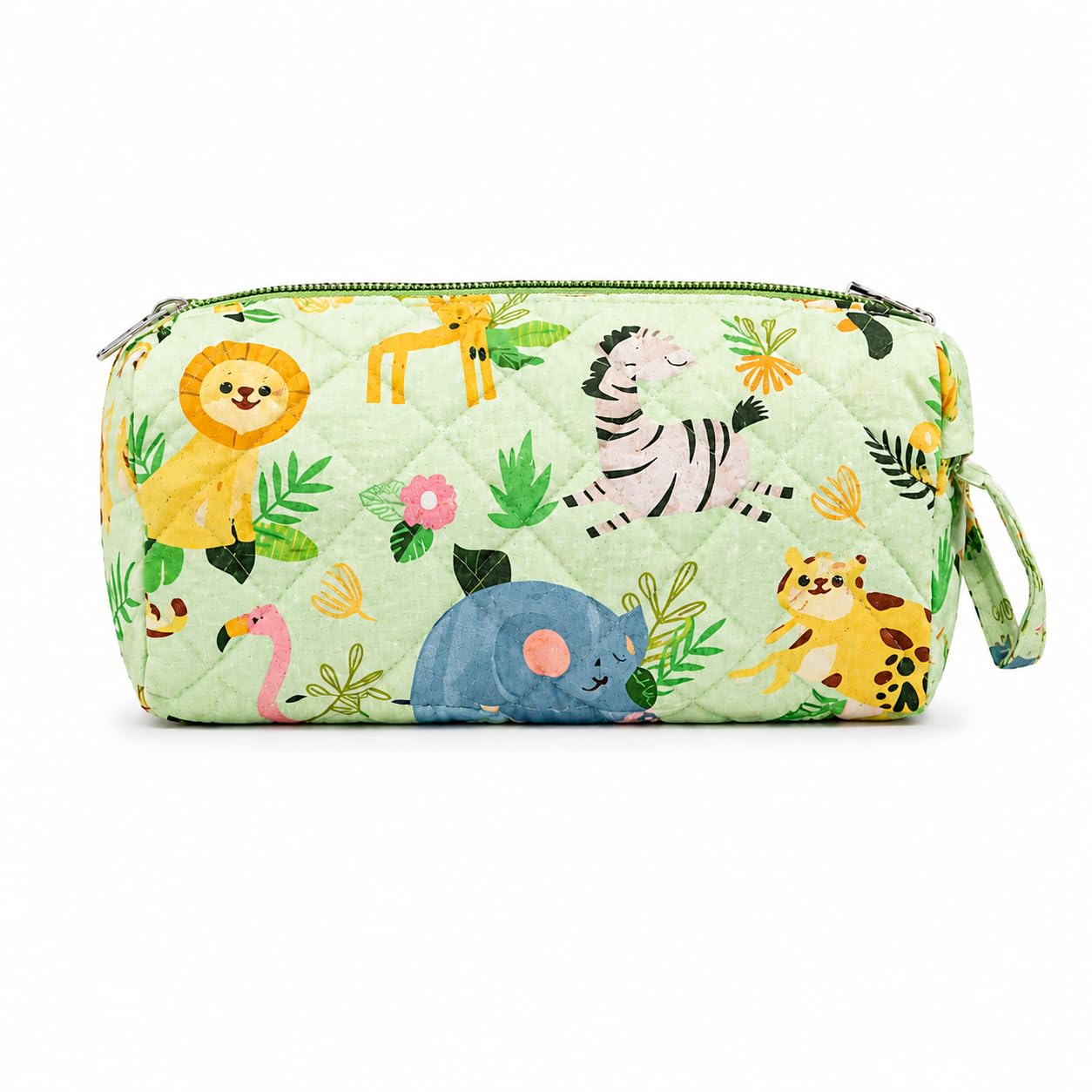 Multipurpose Travel Organizer | All-in-One Compact Durable, Lightweight, Waterproof, Bag | Travel Friendly Pouch | Ideal for Stationary, Diaper, Medicines (Jungle Safari Print)-image-41