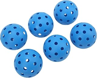 Gedourain Pickleballs, Outdoor Pickleballs 40 Holes Blue Hollow Maximum Bouncing Force for Practicing