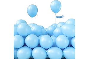 PartyWoo Light Blue Balloons: Vibrant and Festive Party Decorations
