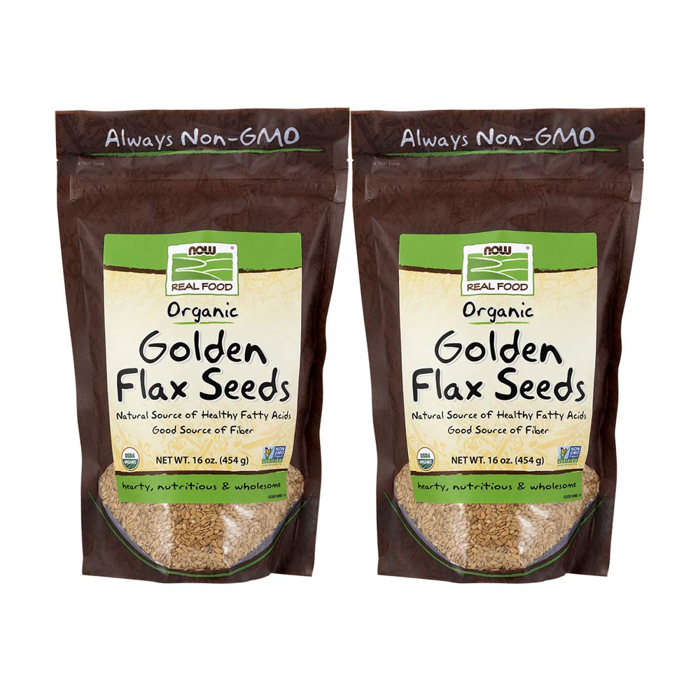 NOW Foods Organic Golden Flax Seeds