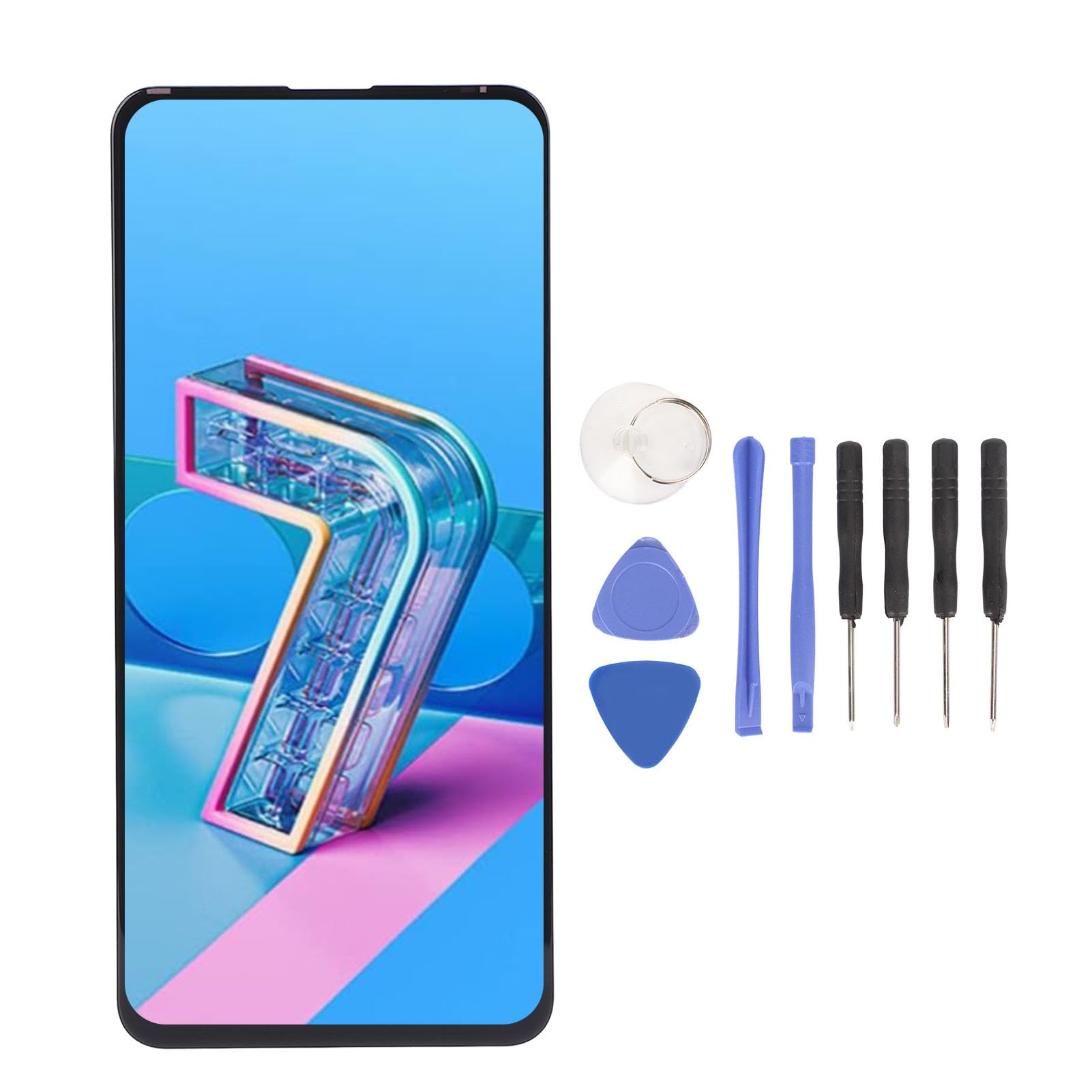Wymiana Ekranu w Zenfone 7 6,67 Cala Organiczny zespół Dotykowy LED z Narzędziami Naprawczymi dla Użytkowników Smartfonów