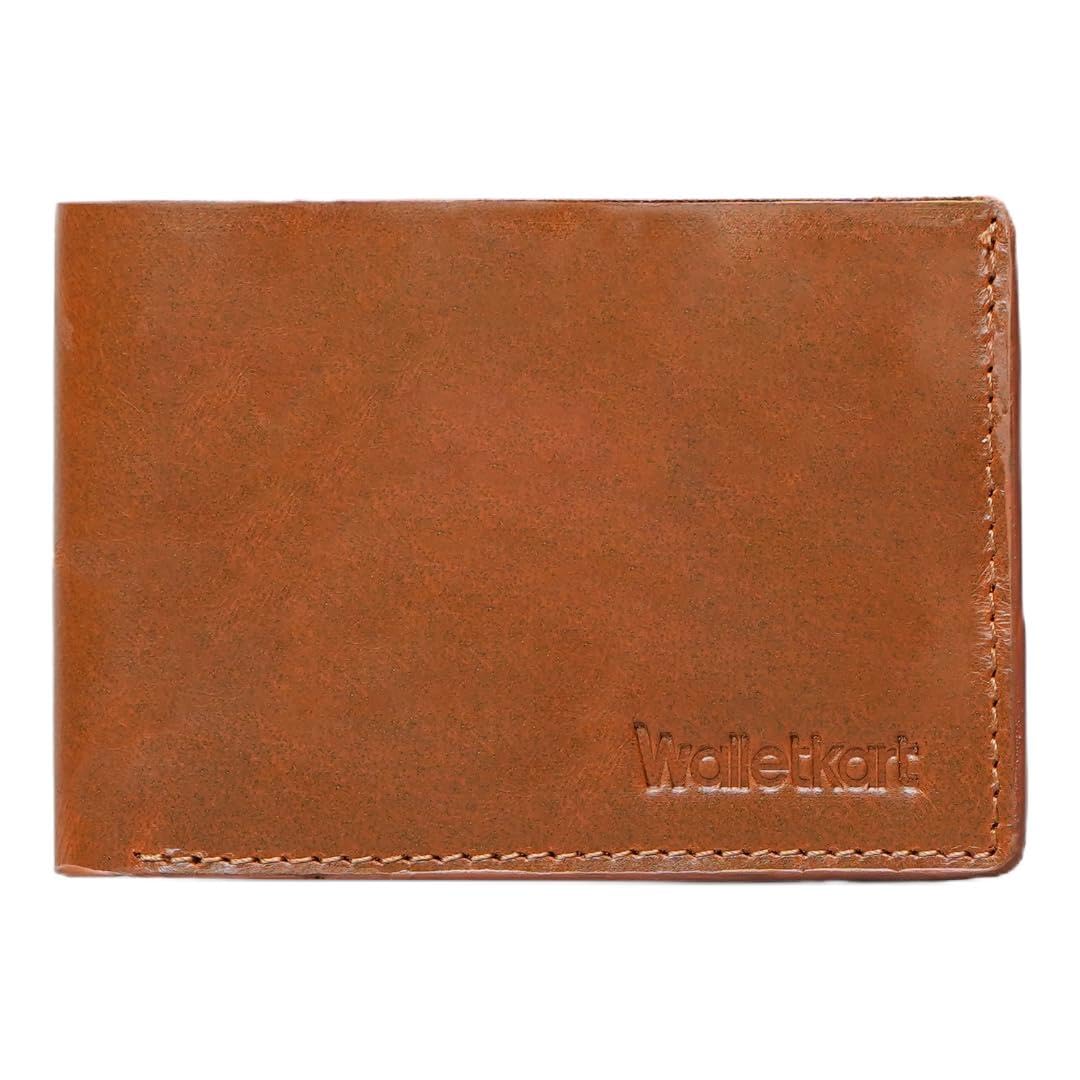 Premium Handmade Genuine Leather Men’s Wallet | Slim Bifold Design & Premium Finish | Gift for Him (Style ID #29) (Tan)-image-10
