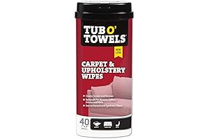 Turbo Towels Carpet & Upholstery Cleaning Wipes