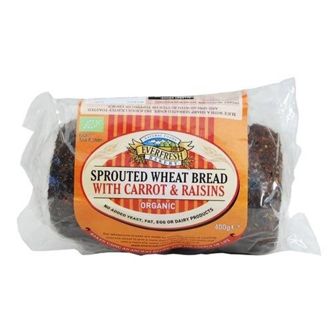 EverfreshSprouted Wheat Carrot & Raisin | 7 x 400g