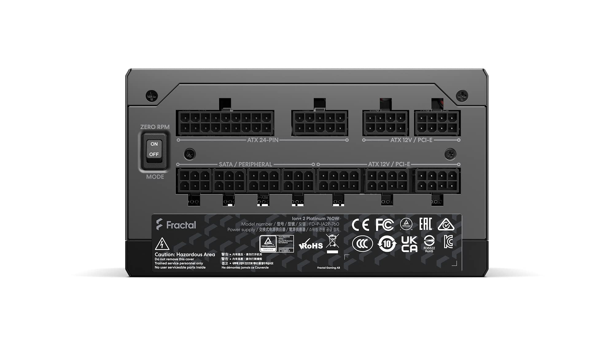 美品　Fractal Ion 2 Platinum 760W 電源ユニット Ion+ 2 Platinum 760W — Fractal Design