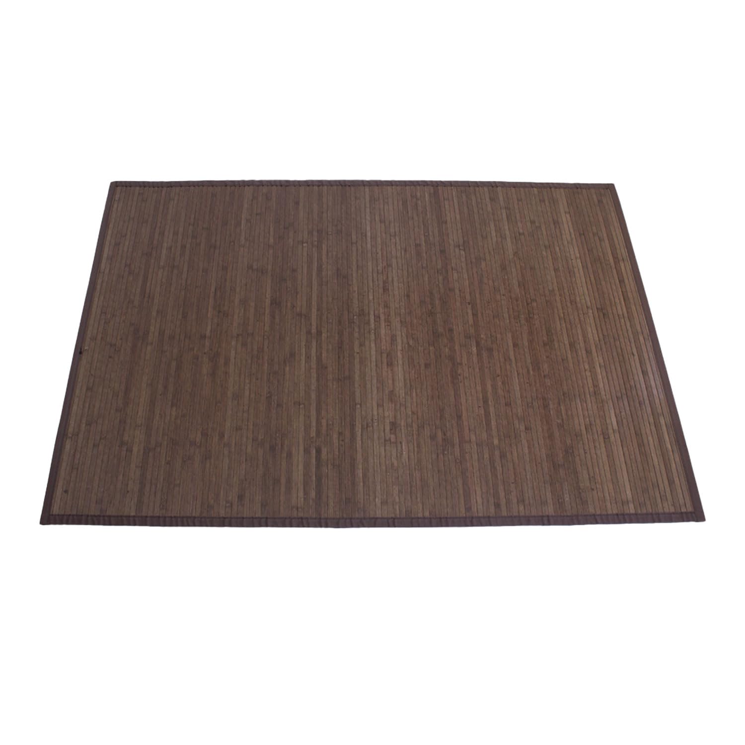 Homestyle4u Tapis Tapis en Bambou Marron foncé, Unique