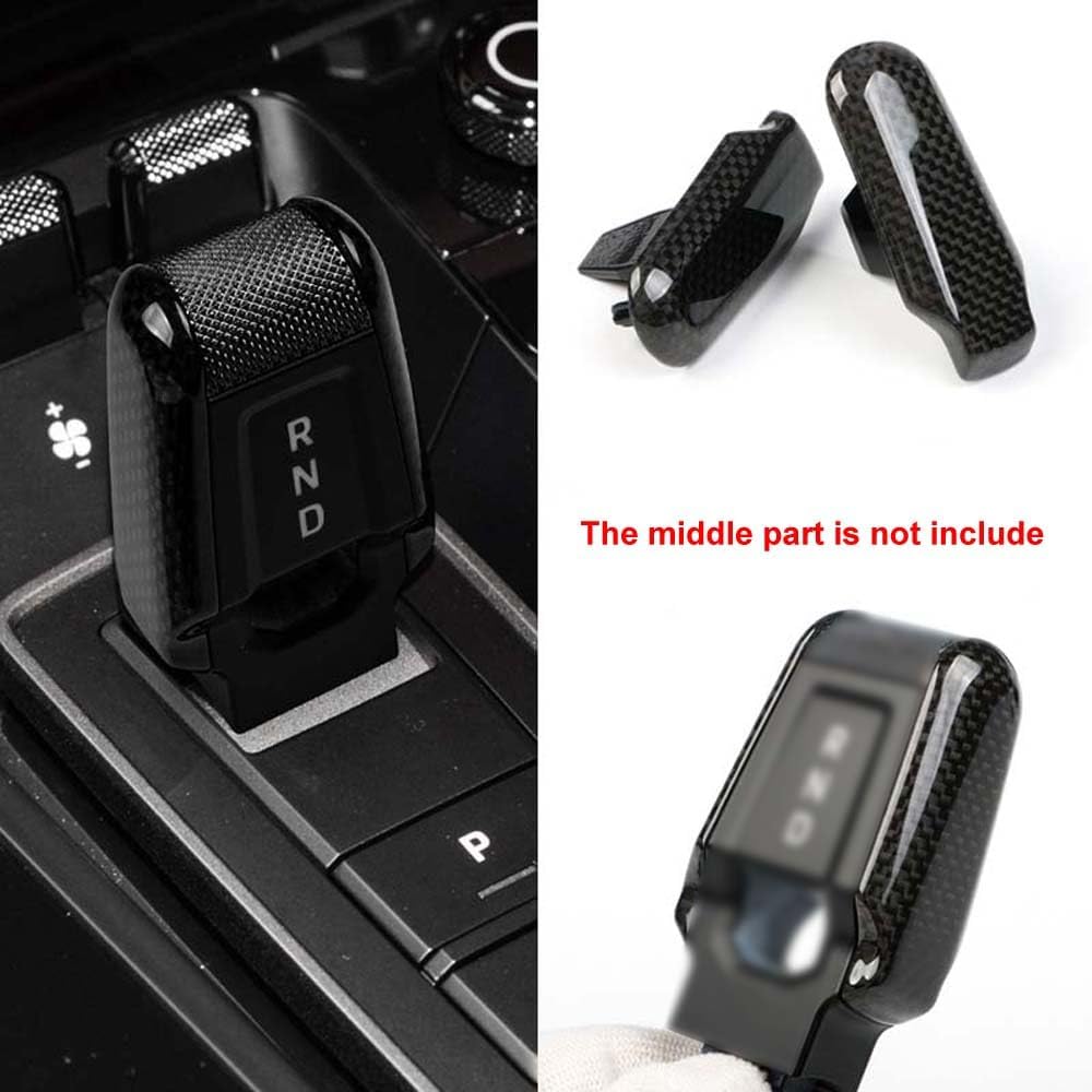 WLKE Real Carbon Fiber Gear Shift Knob Cover Side Parts fit for Porsche 992 911 2019-2023