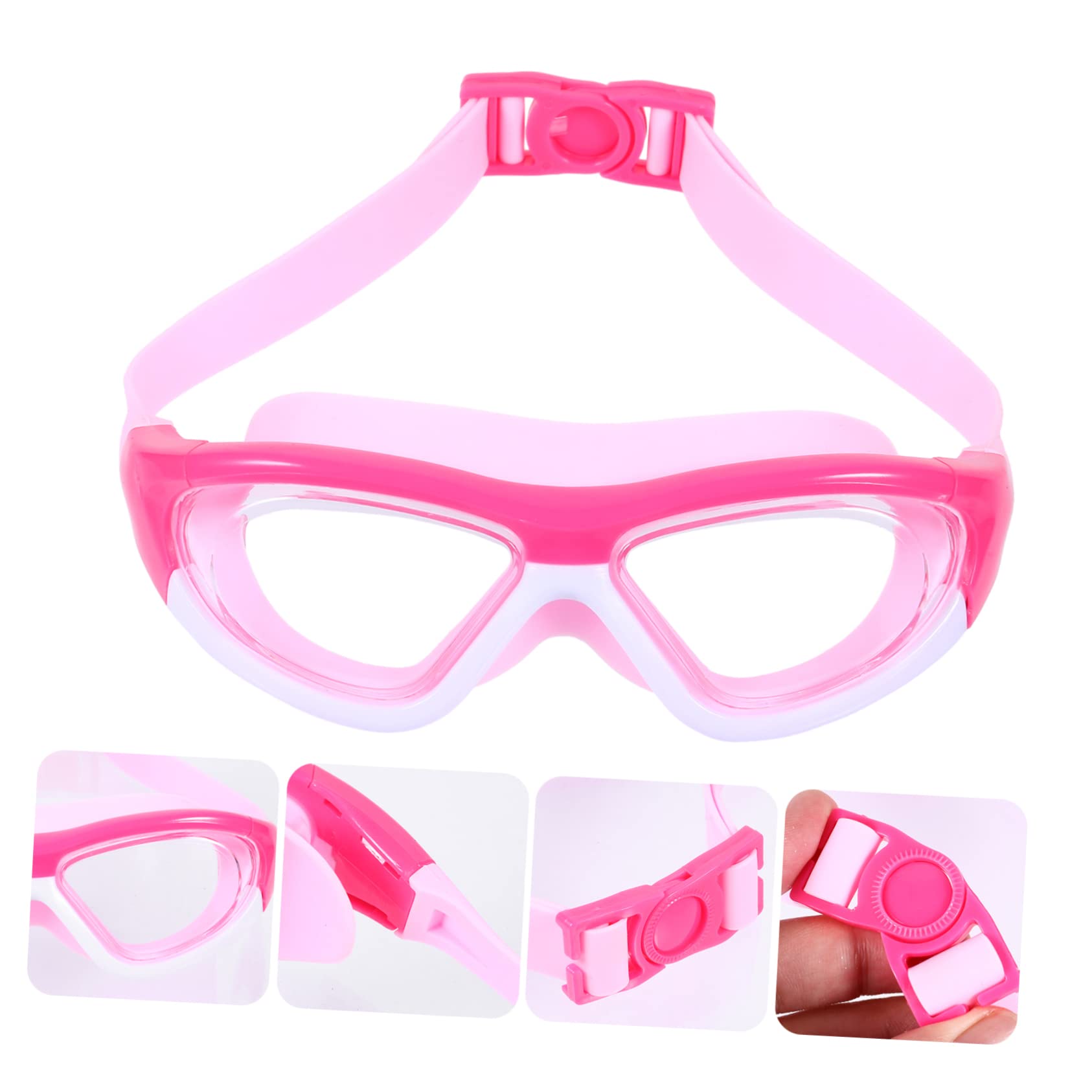 Yardwe 3st Taucherbrille Schwimmbrille Im Meer Jugendliche Schwimmbrille Trainingsgeräte Schwimmen Optische Brille Mit Großem Rahmen Fitnessgeräte Gläser Kind Anti Nebel Stk