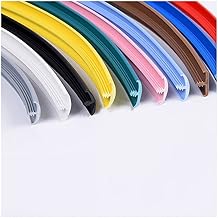 Tira de moldeo en T de 10 m de plástico de 16 mm/19 mm para gabinetes de juegos de arcade, borde flexible duradero, color amarillo, perfecto para proyectos de bricolaje y muebles de juego