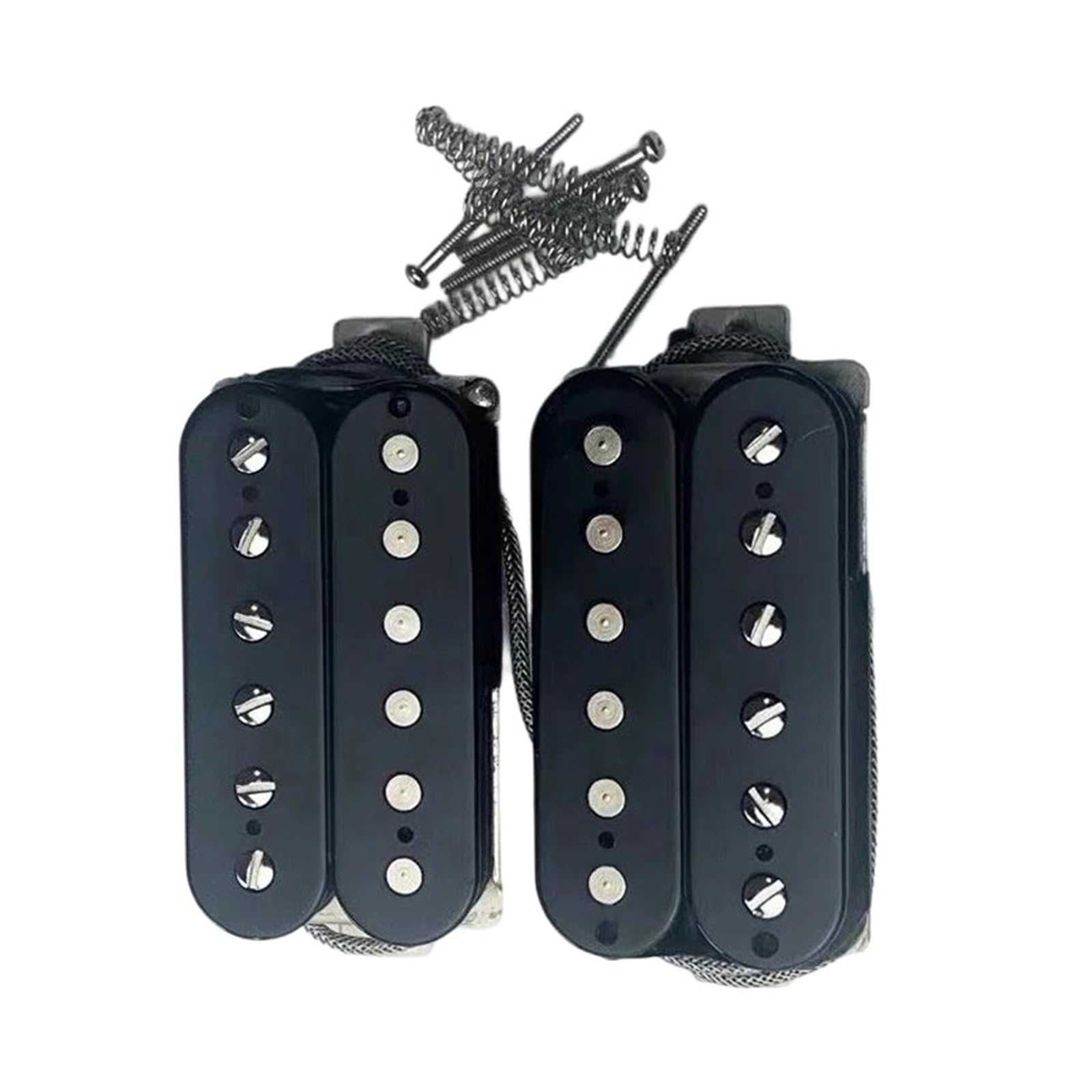 Gitara Elektryczna Alnico 2 Hue Coil Pickup Neck/Bridge 1 Zestaw Akcesoriów(Black)