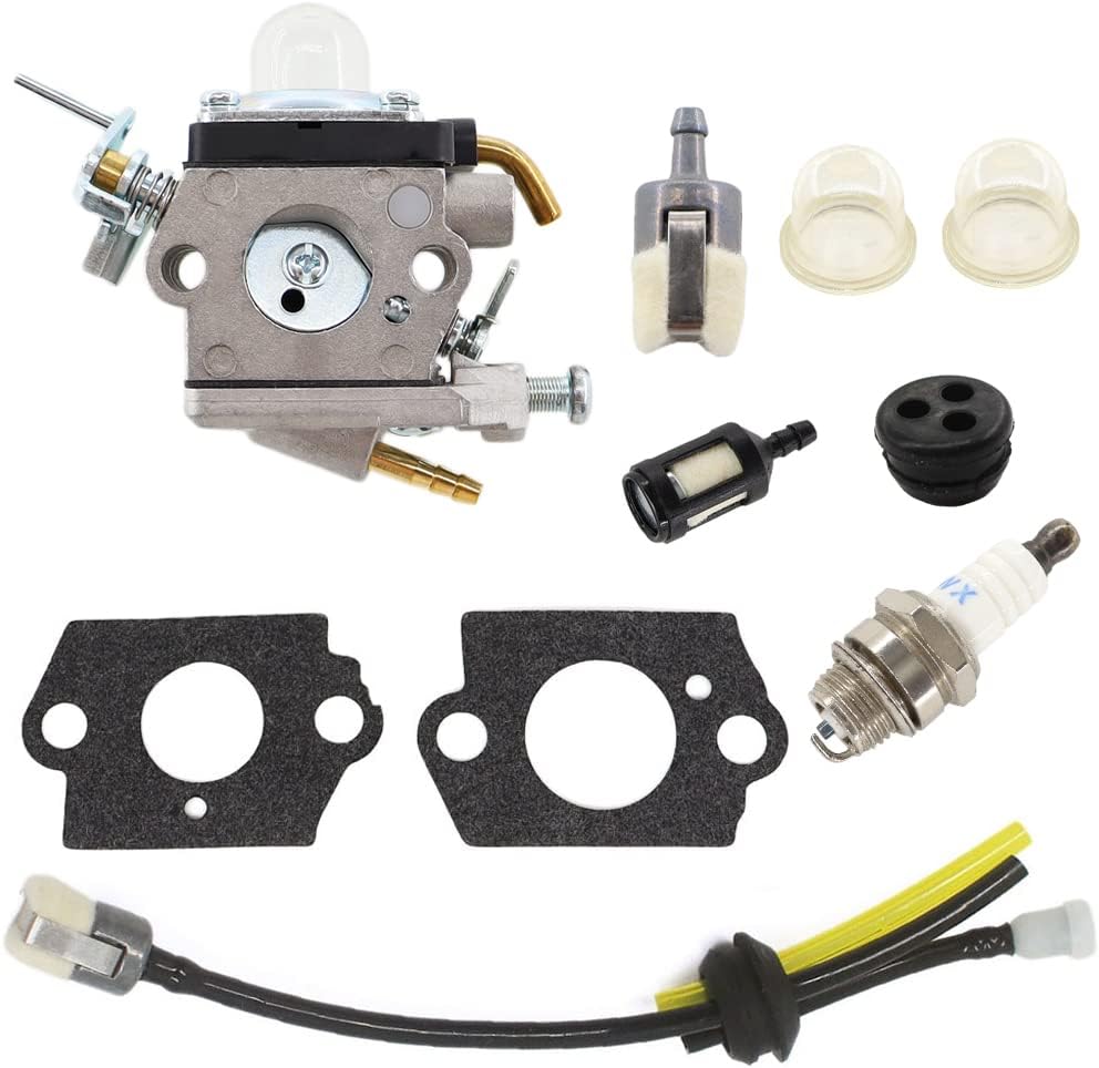 HURICarburetor Fuel Line Filter Kit for 545008097 Husqvarna 129C 129L 129R 129LDX 129RJ 967193201 967193501 Carb