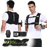 Weighted Vest Men 10lb/15lb/20lb/25lb/30lb/35lb/40lb Weight Vest with Ironsand for Strength Training Running Walking Workout