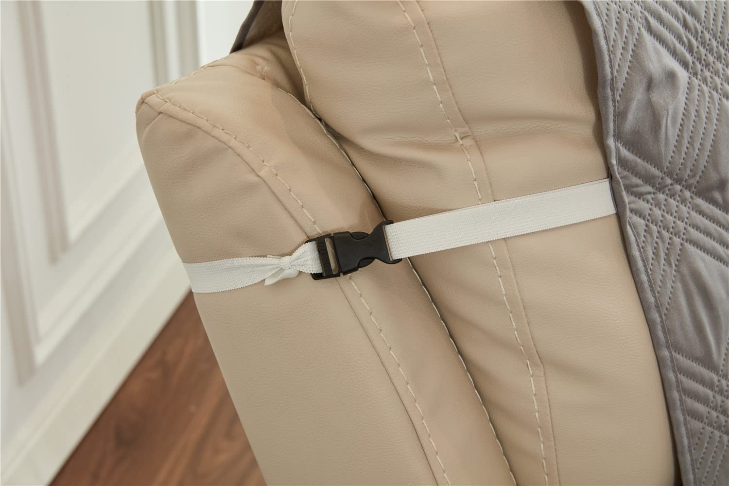 FANSU Stretch-Sesselbezug Für Relaxsessel – Elastisch, Rutschfest, Waschbar, Weiß (1-Sitzer)