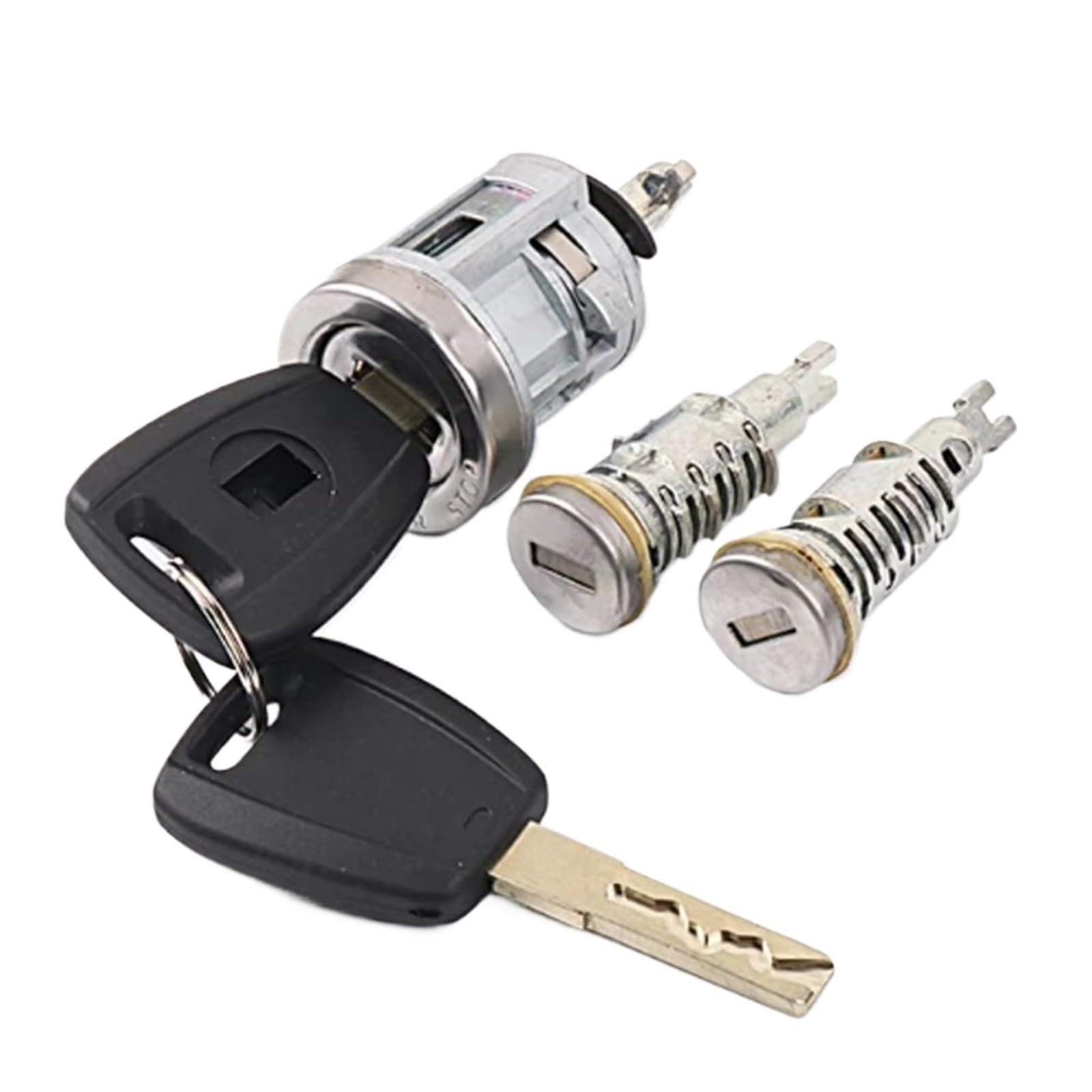 Sjbeua One Color Boot Tailgate Lock For Fiat For Ducato Set Ignition Car Door Rear Trunk Lock Barrel Cylinder Latch With 2 Keys Sip22 Blade Boot Lock Latch Actuator