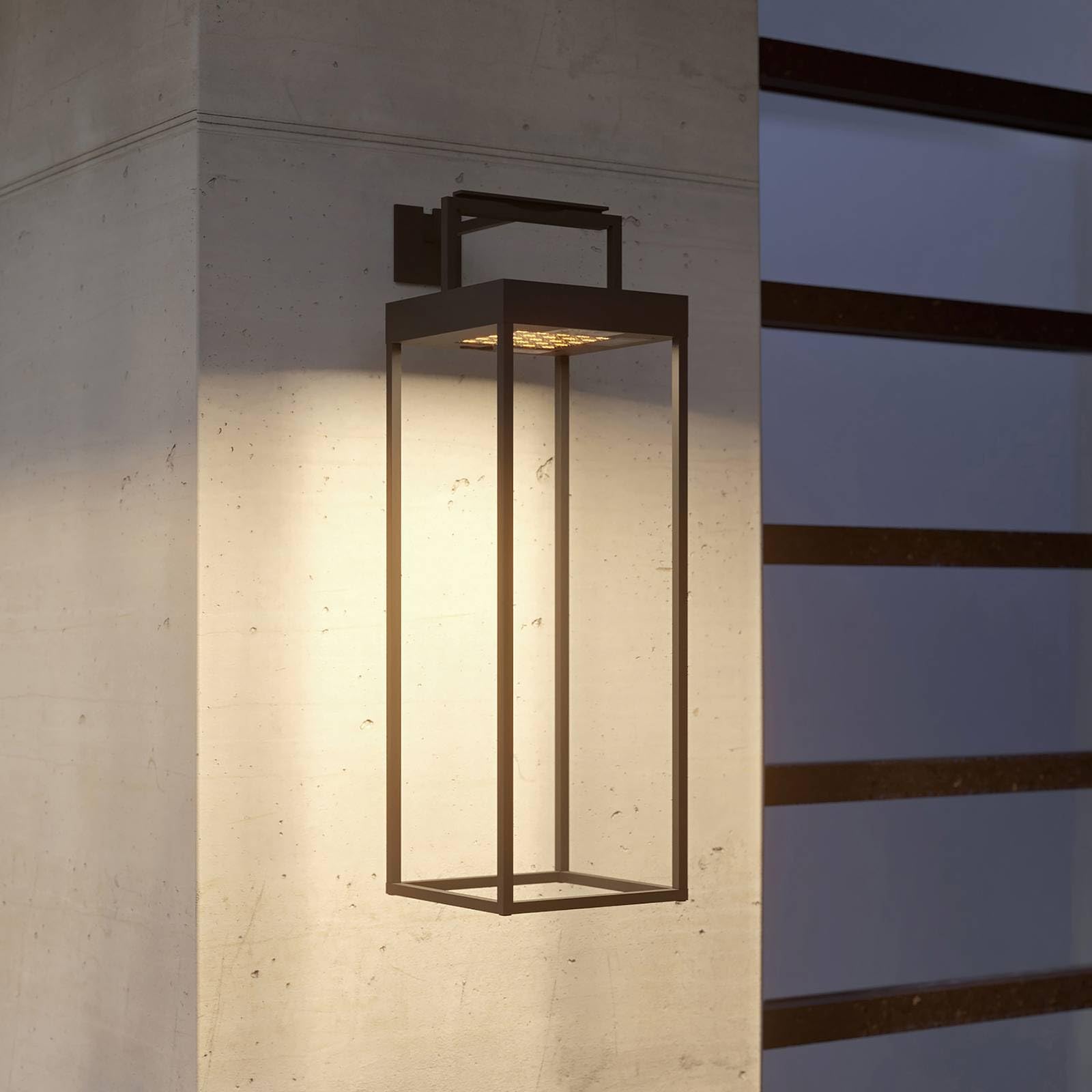 Lucande LED Solarleuchten Lynzy dimmbar (Modern) in Schwarz aus Aluminium (1 flammig,) - Solarlampe Solarleuchte Garten