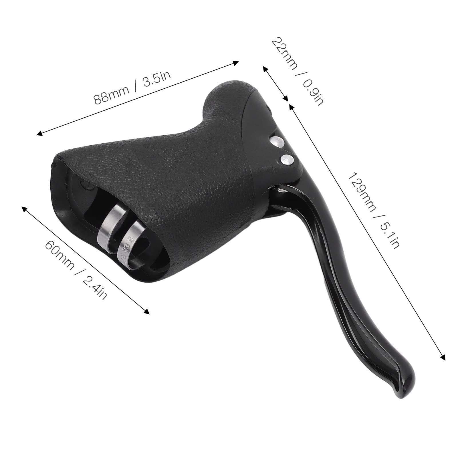 1 Paio Leve Freno Per Bici - Maniglie Freno In Lega Alluminio Per Strada E City Bike