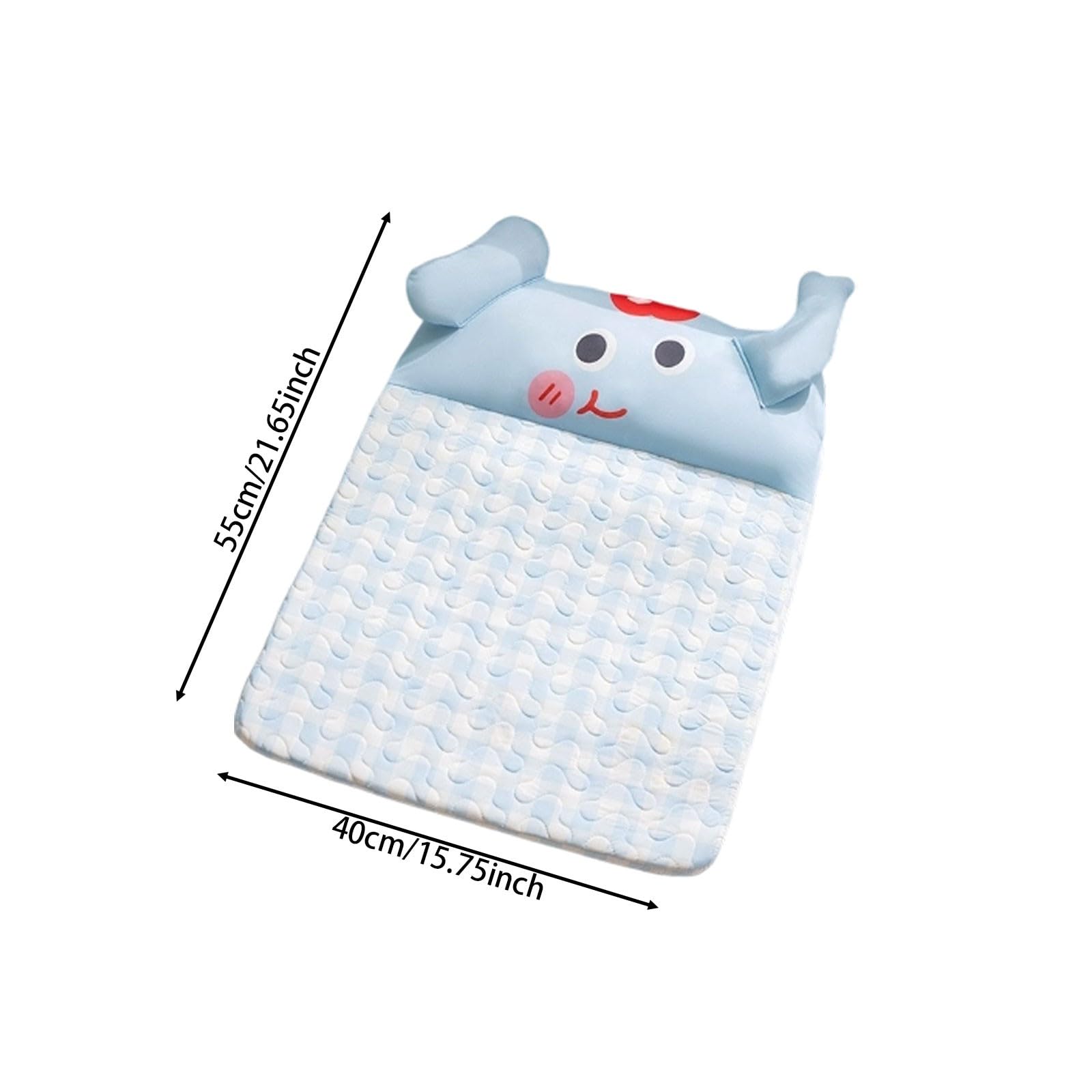 Tappetino Refrigerante Cane, 80x60cm Tappeto Rinfrescante per Cani Gatti, Cuccia Refrigerante Lavabile, Cuscino Raffreddamento in Nel Caldo Estate,con imbottitura per Animali di Piccola Media Grande