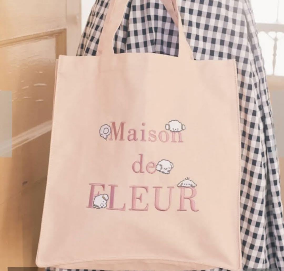 Amazon.co.jp: こぎみゅん Maison de FLEUR トート バッグ ピンク 