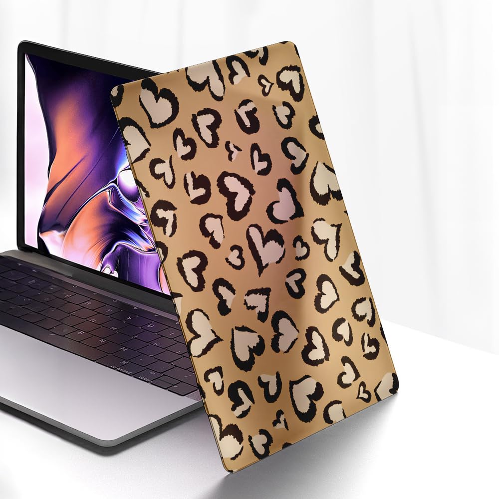 QCzyc Compatible With MacBook Air 13 Inch Case 2022, 2021-2018 M1 A2337 A2179 A1932 Wild Animal Plastic Shell Case &Keyboard Cover&Mac OS Keyboard Sticker (Tigers