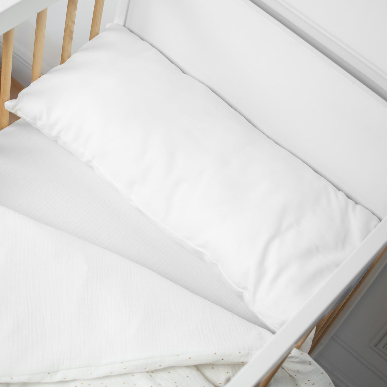 Sevira Kids – Traversin suave para niños – Satén de algodón, fabricado en Francia