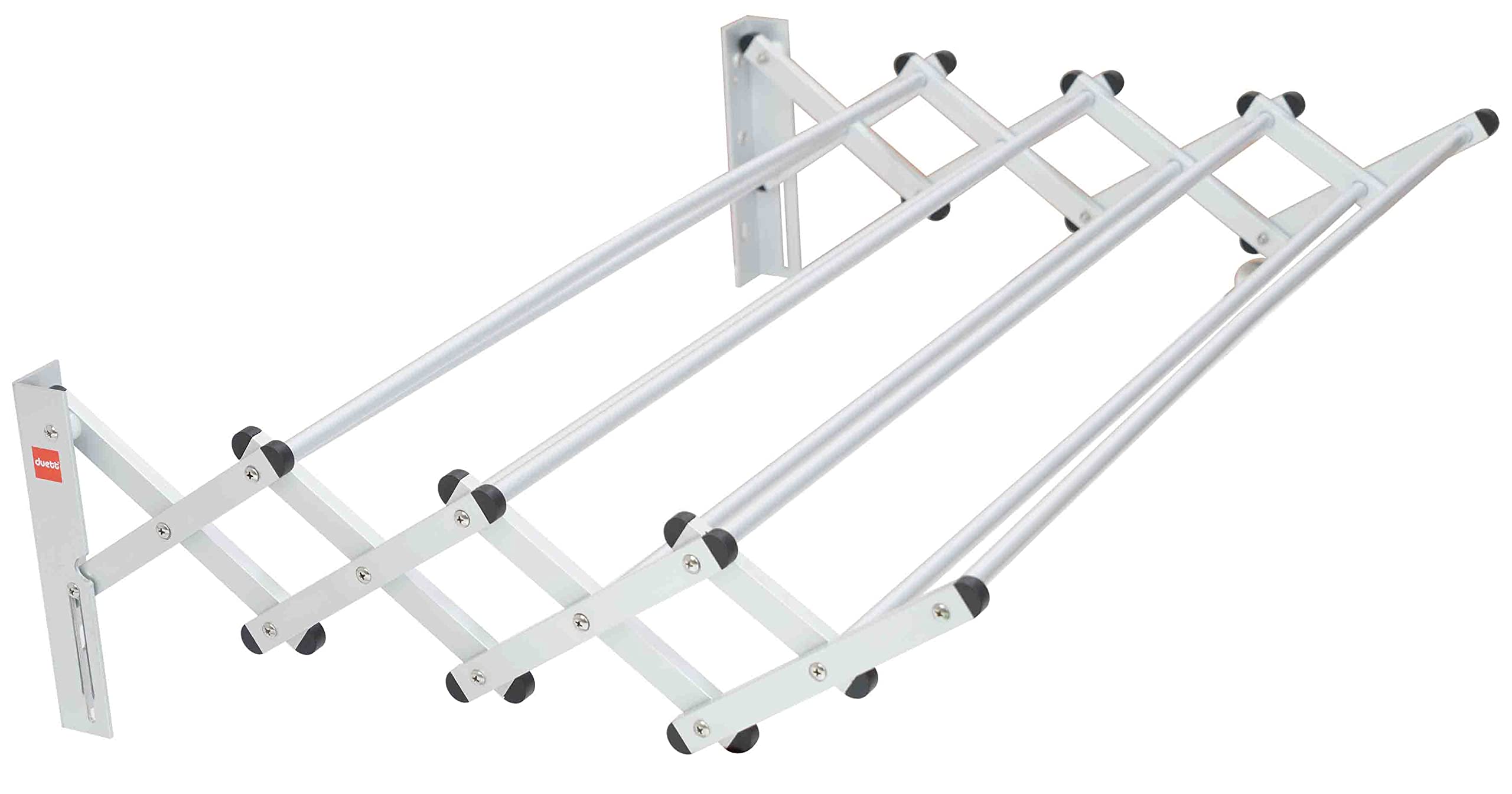Duett tendedero extensible de pared 998158, 120 cm, 100% aluminio