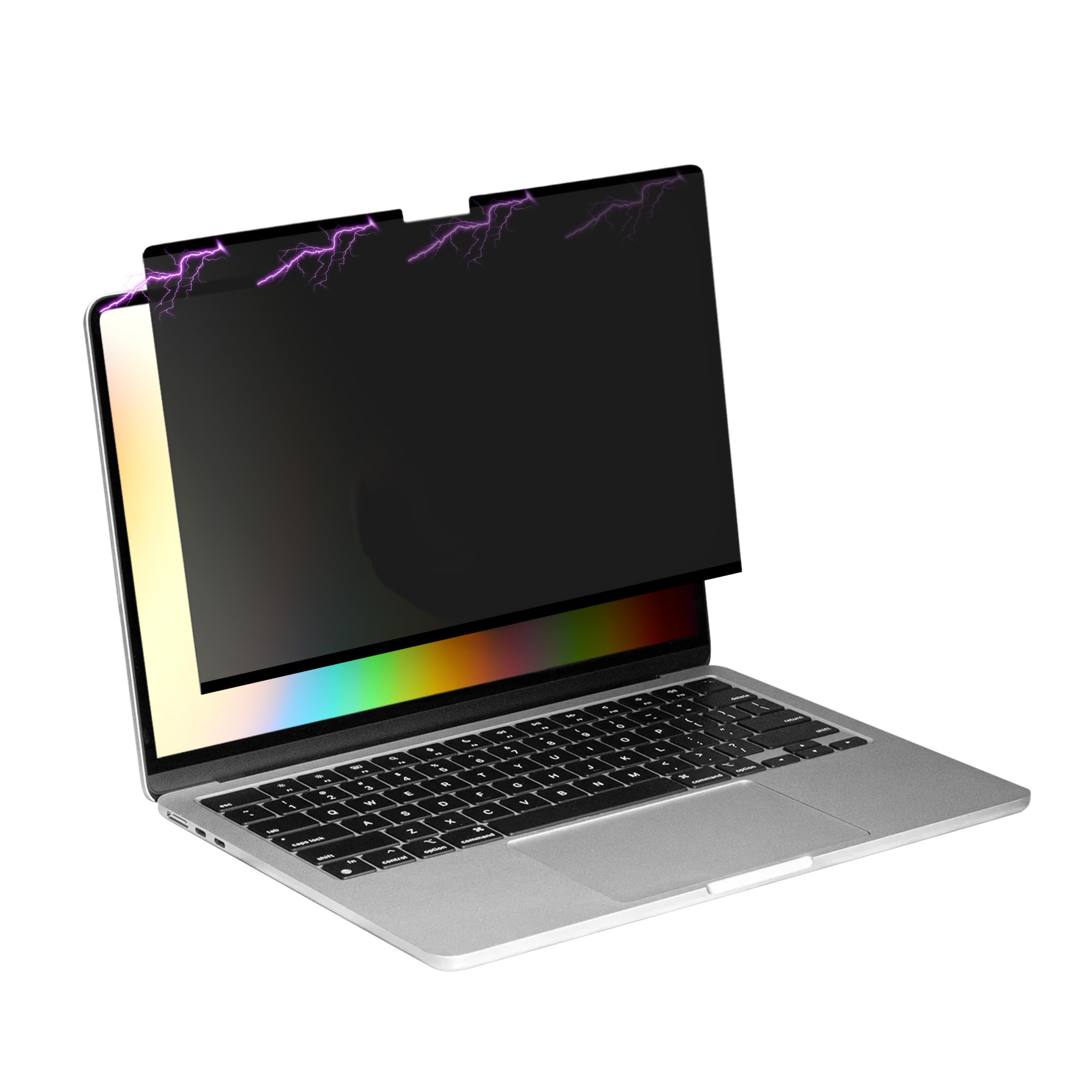 kwmobile Pellicola Privacy per Apple MacBook Pro 16 M5 2026 A3428 - Privacy Screen per Laptop - Filtro Schermo Protettivo Rimovibile e da Viaggio - Filtro Anti Luce Blu Magnetico