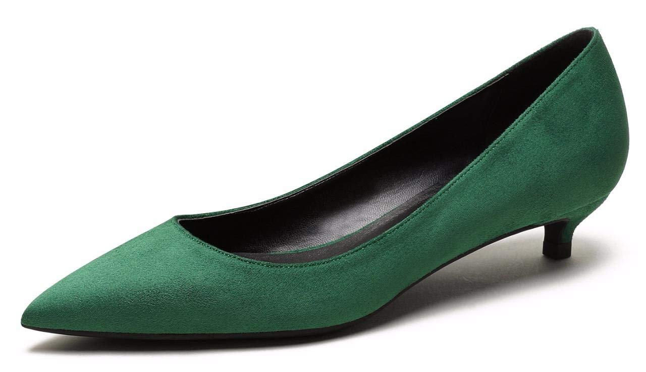Womens Pumps Green Pumps Size Women's Sexy Pointed Toe Slip On