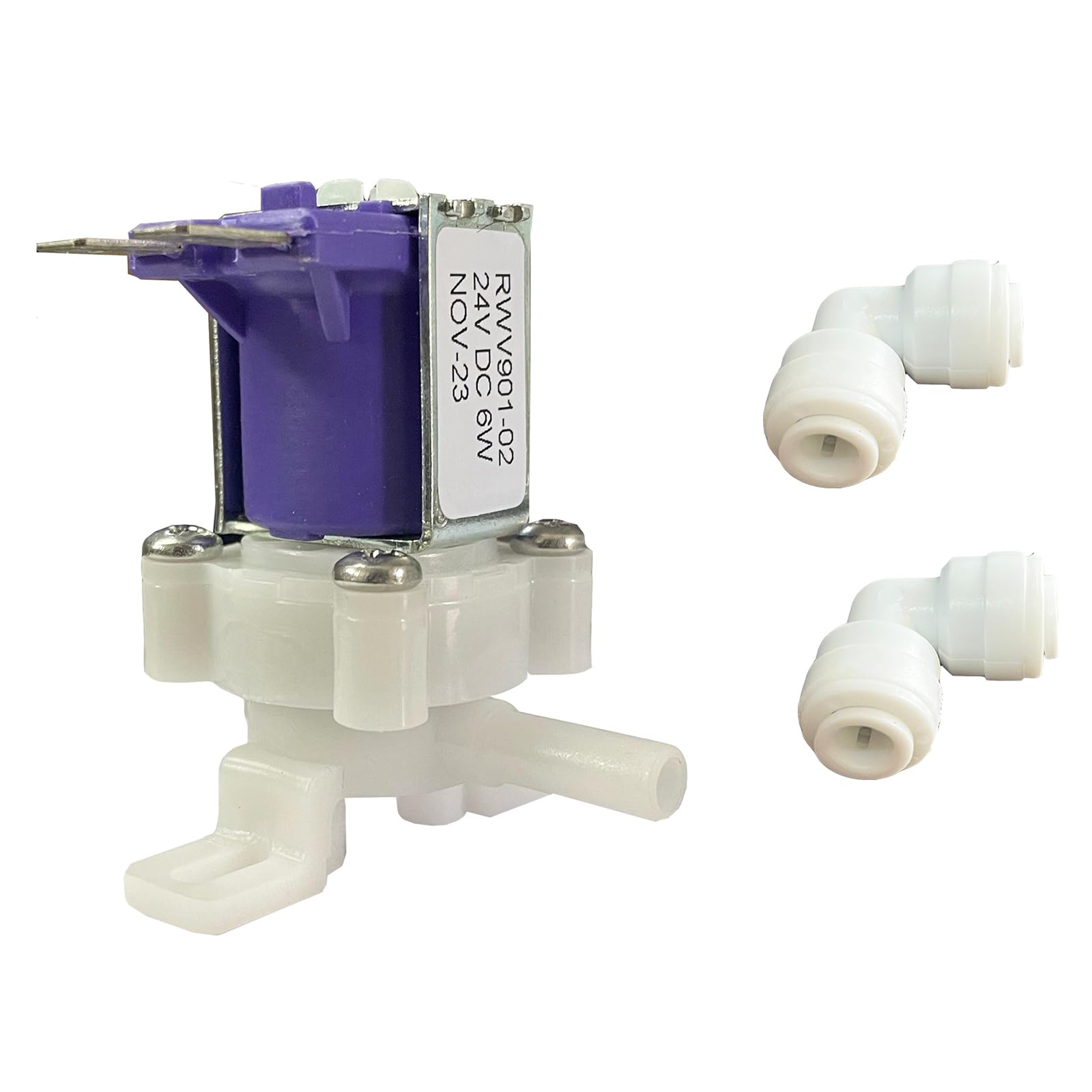 Lyle Easy To Find Solenoid Valve With Copper Winding Of 24V (Dc) With 6W Compatible With All Kind Of Ro/Uv/Uf & Alkaline Water Purifier. (Size Of ¼), High Conductivity, Transformer, Heat Resistant
